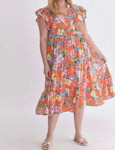 Daylight Floral Dress Plus