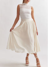 Load image into Gallery viewer, Isabella Textured Skirt (Cream)