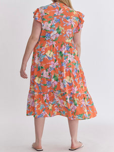 Daylight Floral Dress Plus