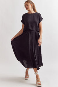 Isabella Textured Skirt