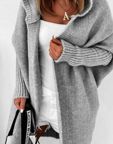 Batwing Hooded Cardigan