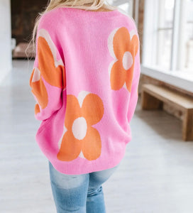 Asher Flower Sweater