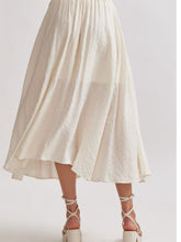 Load image into Gallery viewer, Isabella Textured Skirt (Cream)