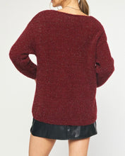 Load image into Gallery viewer, Cranberry Red Sweater