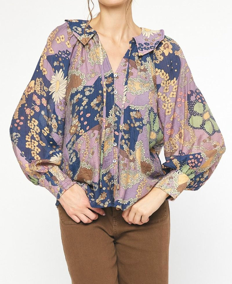 Natalie Silky Blouse