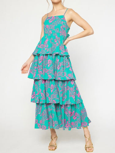 Sea Coral Florals Dress