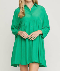 Jade Ruffle Dress