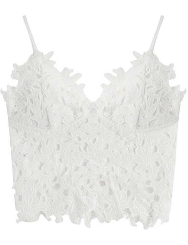 Lacy Flower Bralette Tank