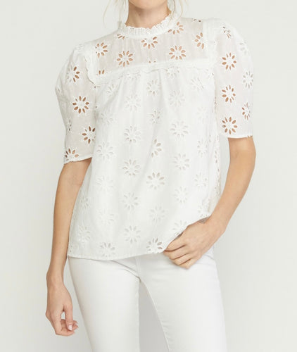 English Eyelet Top