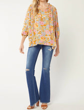 Load image into Gallery viewer, Annette Retro Floral Top