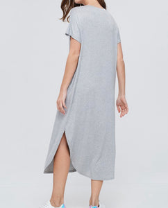 Stormy Scoop Midi Dress