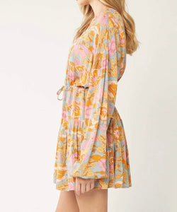 Annette Retro Floral Dress