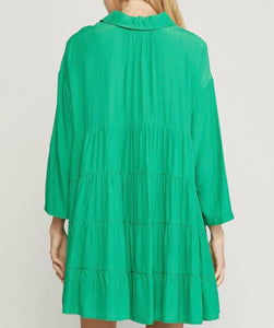 Jade Ruffle Dress